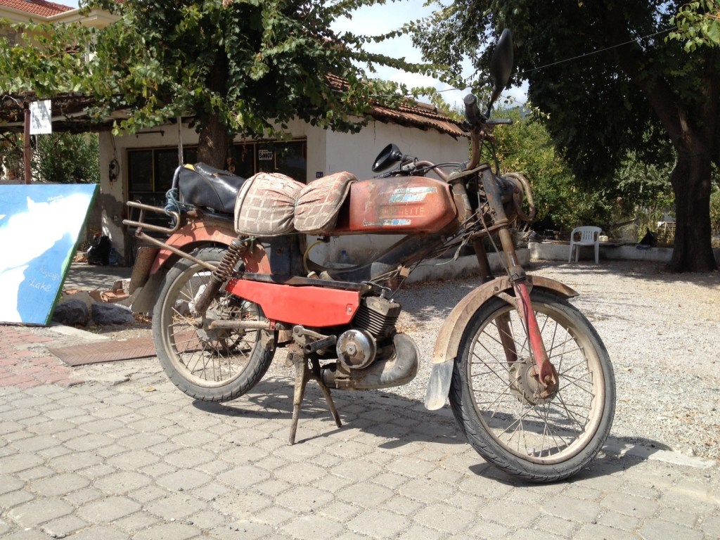 The smell of coffee, jasmine and two-stroke&nbsp;oil.