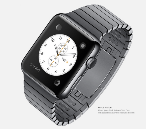 The face of the new Apple Watch